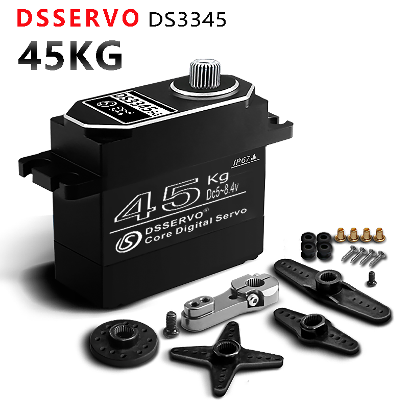 Dsservo IP67 مقاوم للماء 45 كج - مراجعة Servo Metal Gear وسعره