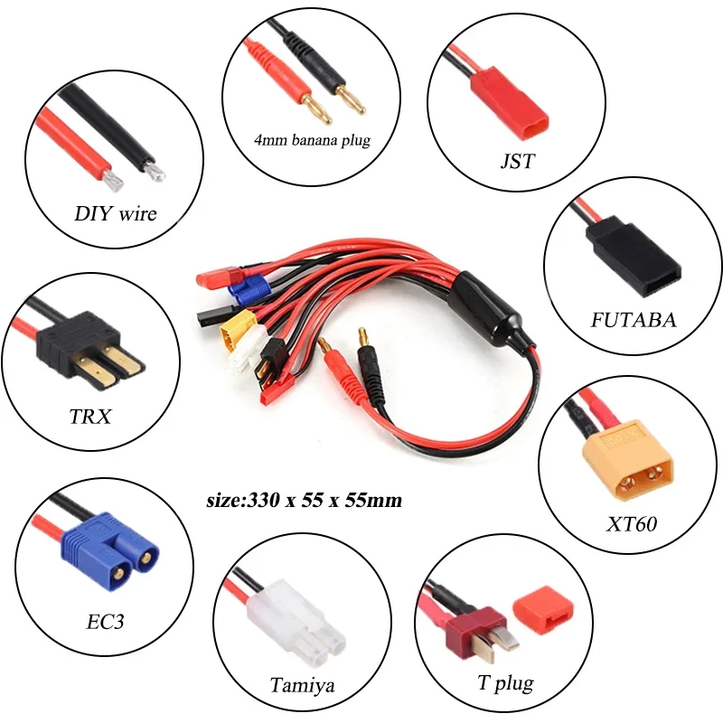 كابل شحن البطارية متعدد الوظائ - مراجعة Rc Hobby Line وسعره