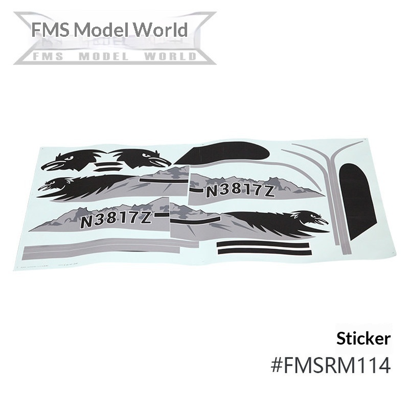 ملصقات زخرفية لطائرة FMS RC بط - مراجعة Rc Hobby Plane وسعره
