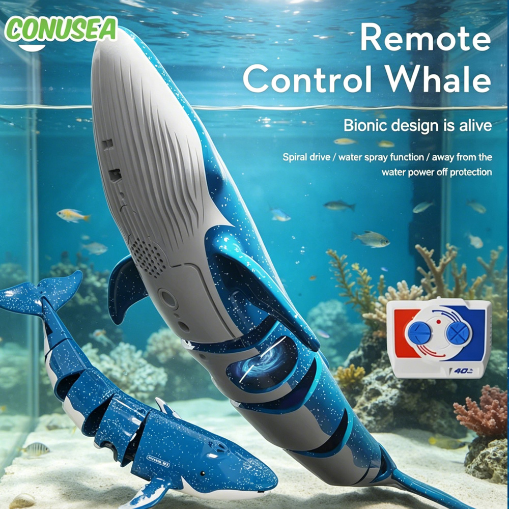 غواصة تحكم عن بعد على شكل حوت  - مراجعة Rc Submarine Water وسعره