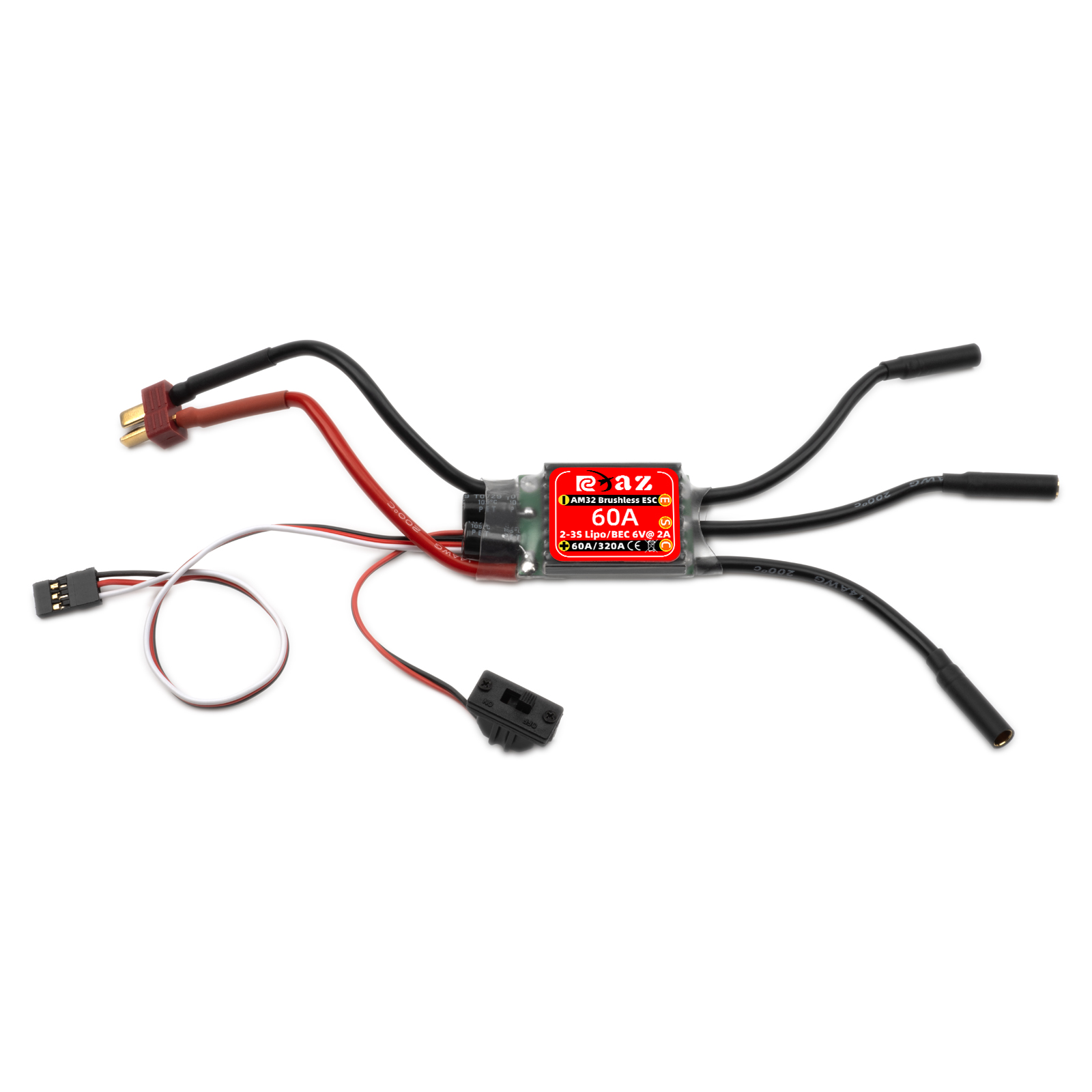 RCXAZ AM32 60A وحدة تحكم إلكتر - مراجعة Rc Submarine Water وسعره