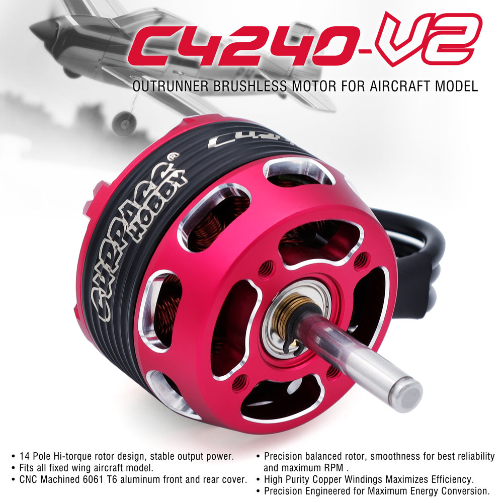 تجاوز هواية C4240 750KV/850KV  - مراجعة Rc Hobby Plane وسعره