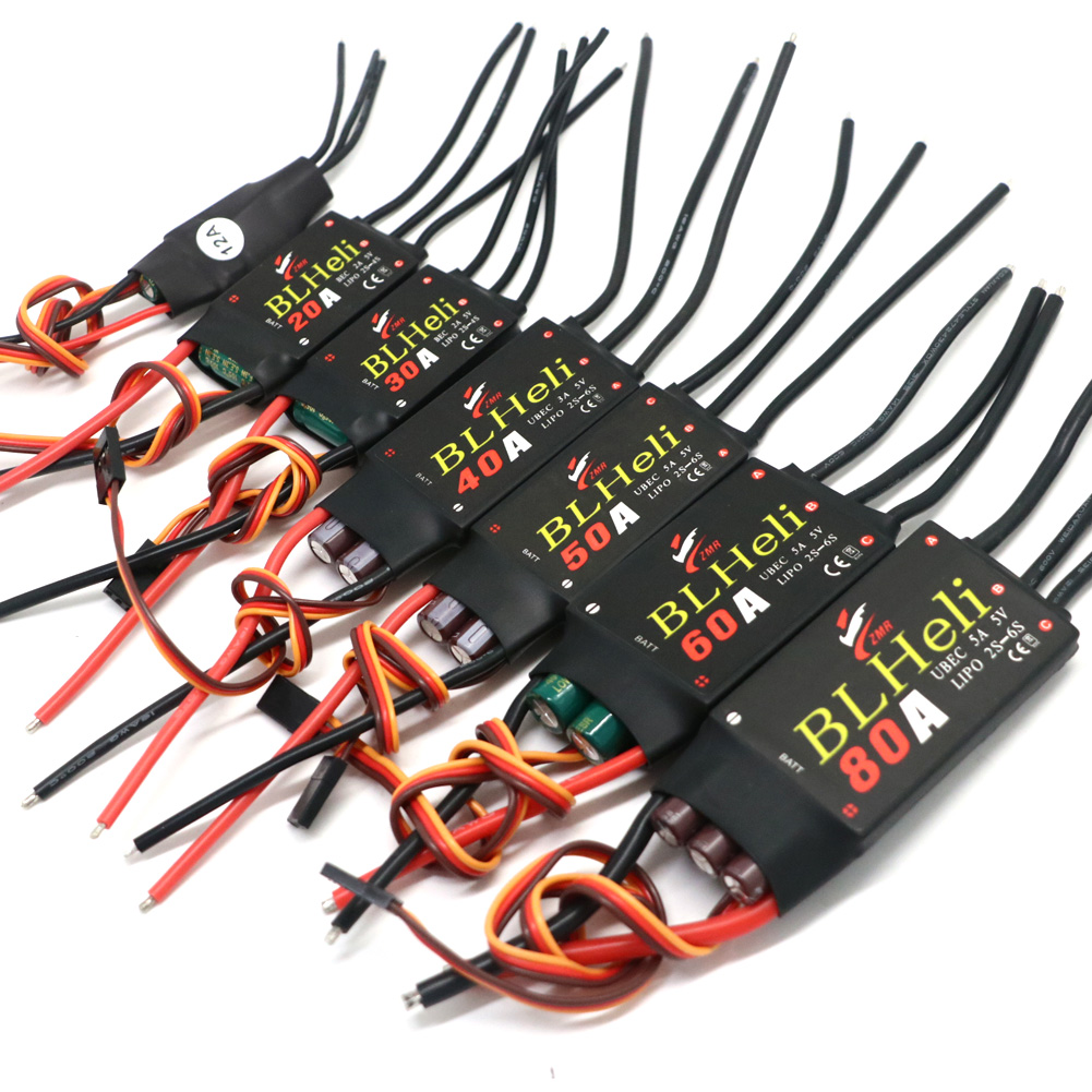 BLHeli فرش ESC 80A 12A 20A 30A - مراجعة Fpv Racing Quadcopter وسعره